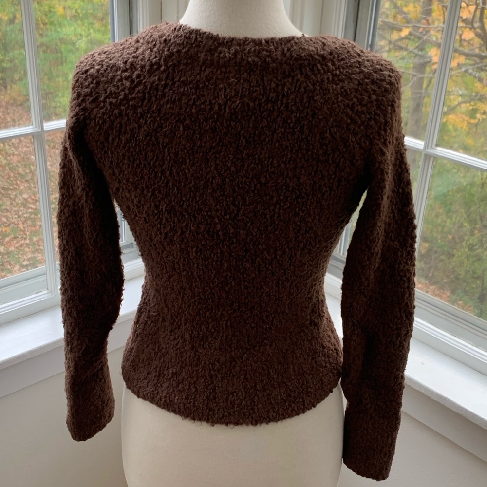 TWIGGY soft stretchy scoop neck bodycon sweater - Picture 5 of 7